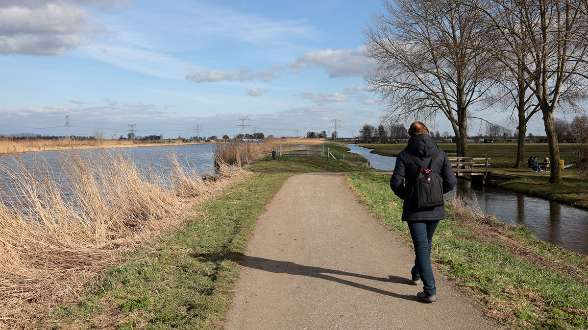 Wandelen langs de molens van Kinderdijk